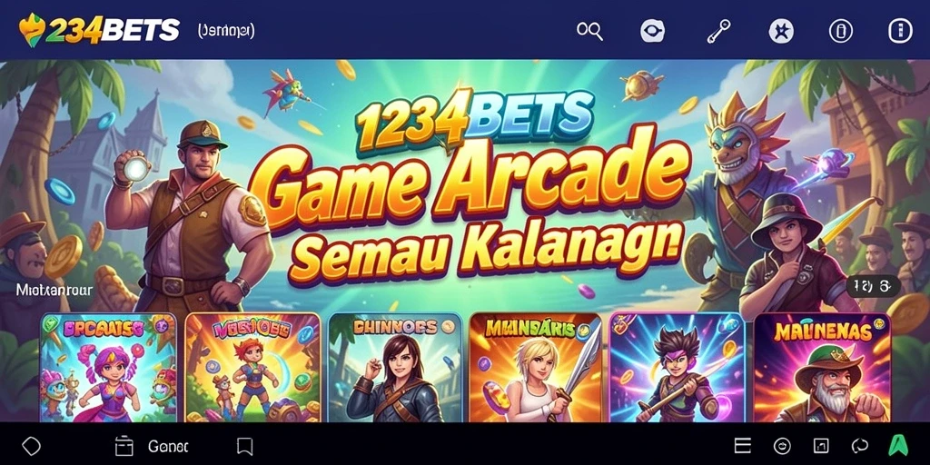 Tampilan gameplay seru dari 1234BETS yang menguji ketangkasan.