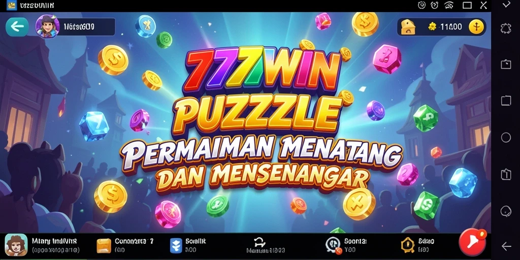 Tampilan gameplay menarik dari game Puzzle 777WIN.
