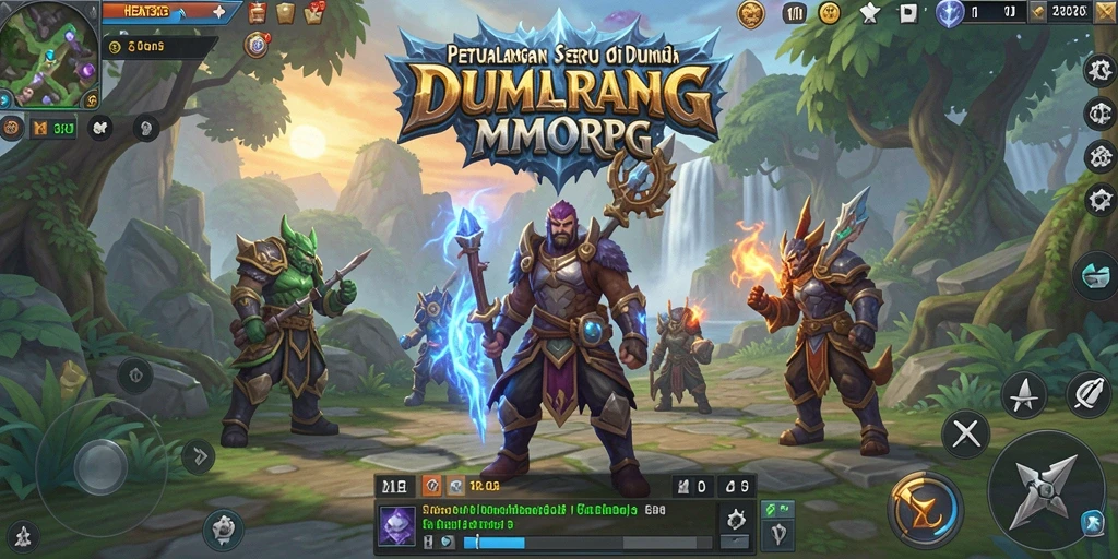 Screenshot gameplay HEBAT303 menampilkan aksi seru dalam pertempuran MMORPG.