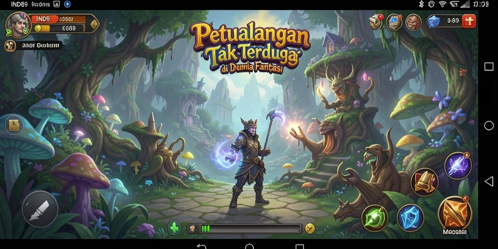 Tampilan gameplay IND89 yang penuh aksi dan petualangan.