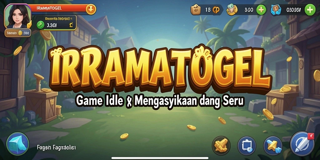 Tampilan gameplay seru dan menenangkan dari IRAMATOGEL.