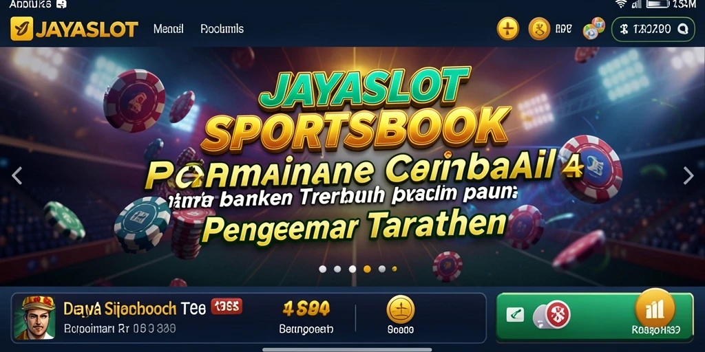 Screenshot JAYASLOT menampilkan tampilan antarmuka taruhan yang menarik.