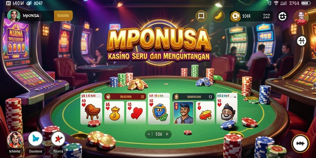 Tampilan screenshot gameplay MPONUSA yang menarik dan mendebarkan.