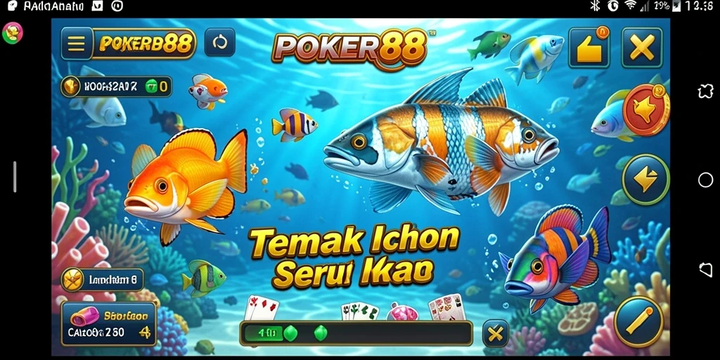 Tangkap ikan-ikan berharga di gameplay POKER88 yang seru.