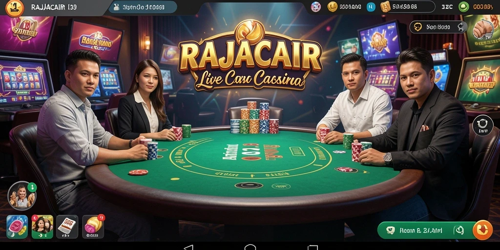 Gameplay seru dari aplikasi Live Casino RAJACAIR yang memikat dan interaktif.