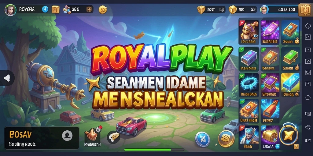 Screenshot gameplay <strong>ROYALPLAY</strong> menunjukkan momen menarik dalam pengelolaan sumber daya.